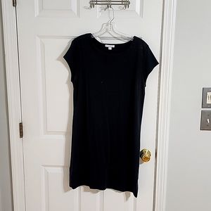 Black mini T-shirt dress